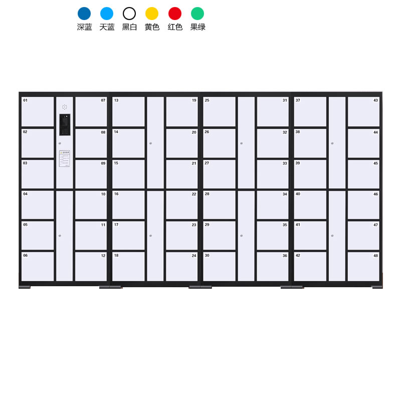 48門電子存包柜（人臉識(shí)別+編碼型）